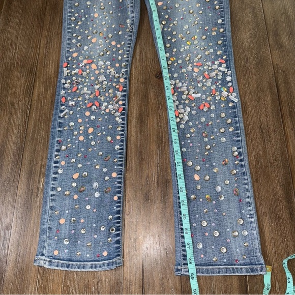 Boston Proper Scattered Embellishment Slim Straight Leg Jean NWOT Sz 2 - Picture 12 of 16